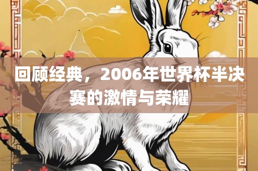 回顾经典，2006年世界杯半决赛的激情与荣耀漯河市盈旭机械设备有限公司