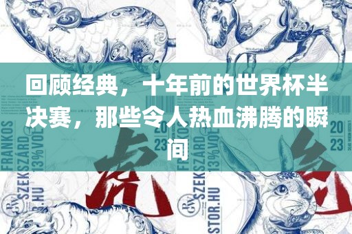 回顾经典，十年前的世界杯半决赛，那些令人热血沸腾的瞬间漯河市盈旭机械设备有限公司