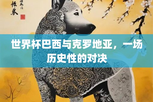 世界杯巴西与克罗地亚，一场历史性的对决漯河市盈旭机械设备有限公司