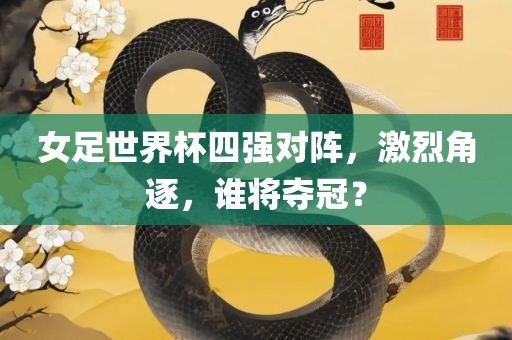 女足世界杯四强对阵，激烈角逐，谁将夺冠？