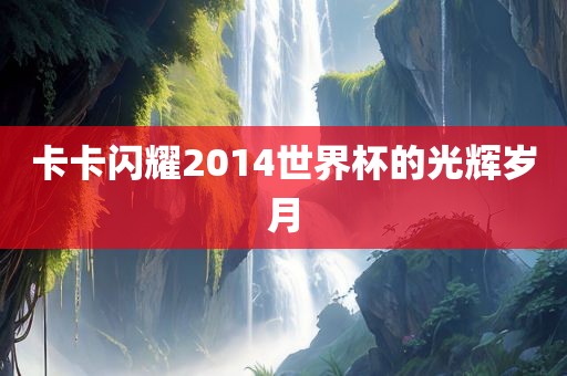 卡卡闪耀2014世界杯的光辉岁月漯河市盈旭机械设备有限公司