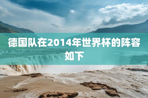 德国队在2014年世界杯的阵容如下漯河市盈旭机械设备有限公司
