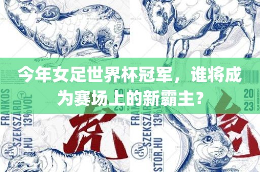 今年女足世界杯冠军，谁将成为赛场上的新霸主？