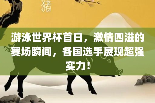 游泳世界杯首日，激情四溢的赛场瞬漯河市盈旭机械设备有限公司间，各国选手展现超强实力！