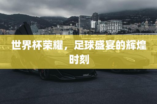 世界杯荣耀，足球盛宴的辉煌时刻漯河市盈旭机械设备有限公司