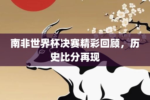 南非世界杯决赛精彩回顾，历史比分再现