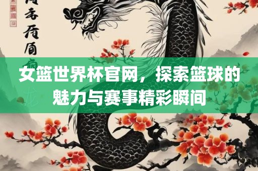 女篮世界杯官网，探索篮球的魅力与赛事精彩瞬漯河市盈旭机械设备有限公司间