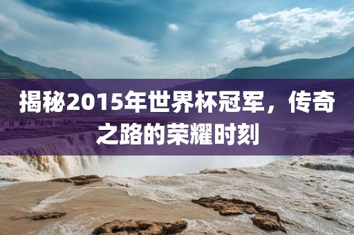 揭秘2015年世界杯冠军，传奇之路的荣耀时刻