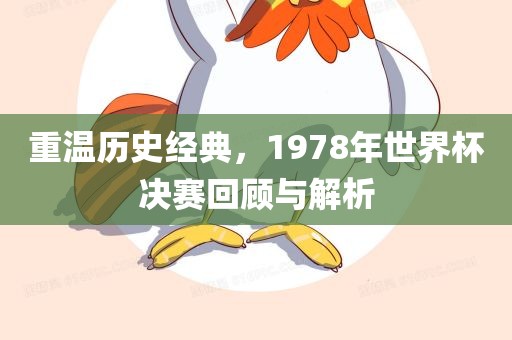 重温历史经典，1978年世界杯决赛回顾与解析