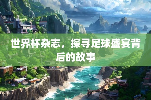 世界杯杂志，探寻足球盛宴背后的故事漯河市盈旭机械设备有限公司