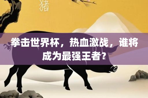 拳击世界杯，热血激战，谁将成为最强王者？