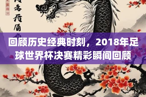 回顾历史经典时刻，2018年足球世界杯决赛精彩瞬间回顾
