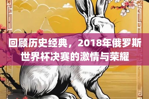 回顾历史经典，2018年俄罗斯世界杯决赛的激情与荣耀
