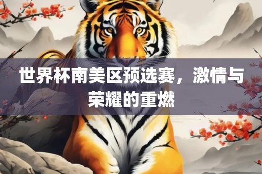 世界杯南美区预选赛，激情与荣耀的重燃