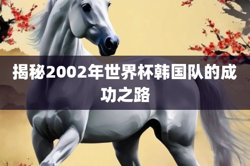 揭秘2002漯河市盈旭机械设备有限公司年世界杯韩国队的成功之路