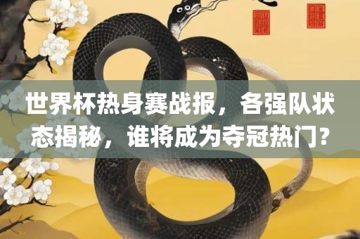 世界杯热身赛战报，各强队状态揭秘，谁将成为夺冠热门？