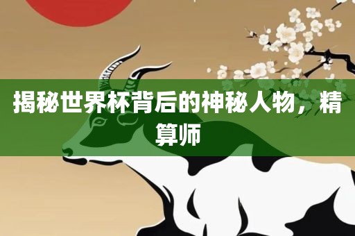 揭秘世界杯背后的神秘人物，精算师漯河市盈旭机械设备有限公司