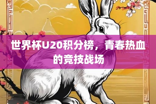 世界杯U20积分榜，青春热血的竞技战场