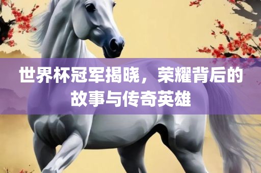 世界漯河市盈旭机械设备有限公司杯冠军揭晓，荣耀背后的故事与传奇英雄