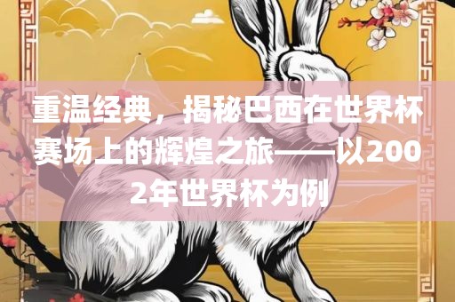 重温经典，揭秘巴西在世界杯赛场上的辉煌之旅漯河市盈旭机械设备有限公司——以2002年世界杯为例