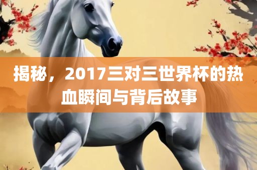 揭秘，2017三对三世界杯的热血瞬间与背后故事漯河市盈旭机械设备有限公司