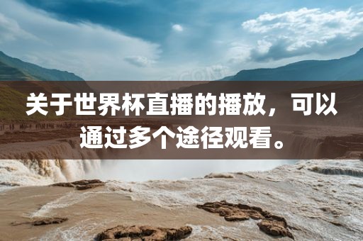 关于世界杯直播的播放，可以通过多个途径观看。