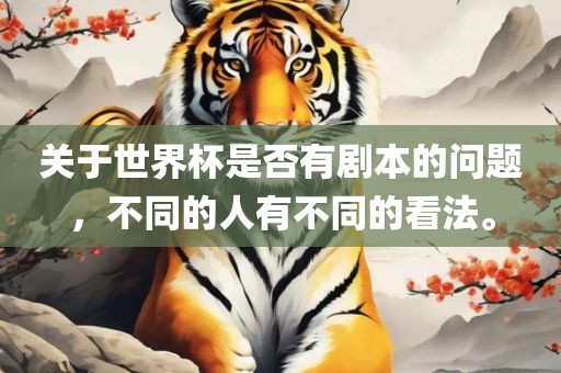 关于世界杯是否有剧本的问题漯河市盈旭机械设备有限公司，不同的人有不同的看法。