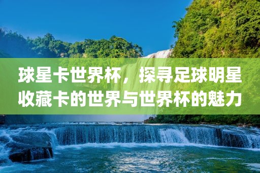 球星卡世界杯，探寻足球明星收藏卡的世界与世界杯的魅力