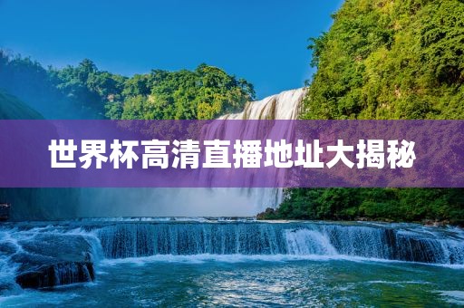 世界杯高清直播地址大揭秘