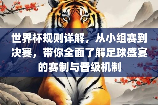 世界杯规则详解，从小组赛到决赛，带你全面了解足球盛宴的赛制与晋级机制